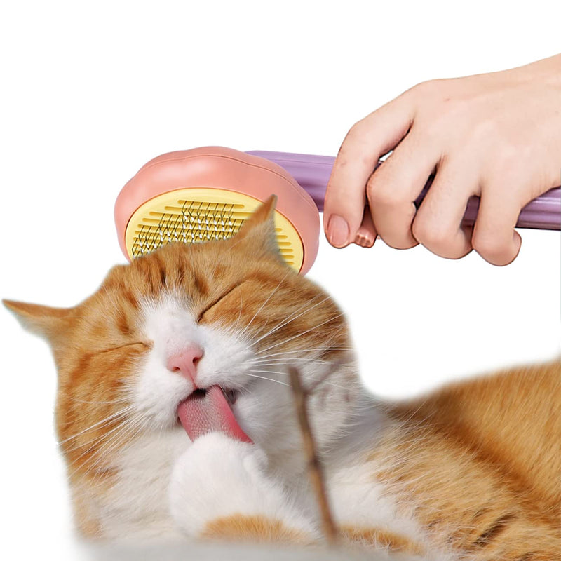Self-Cleaning Pet Brush Grooming Comb for Cats Dogs Hair Shedding Tools for Tangled Hair Removing Cleaning Massage - PawsPlanet Australia