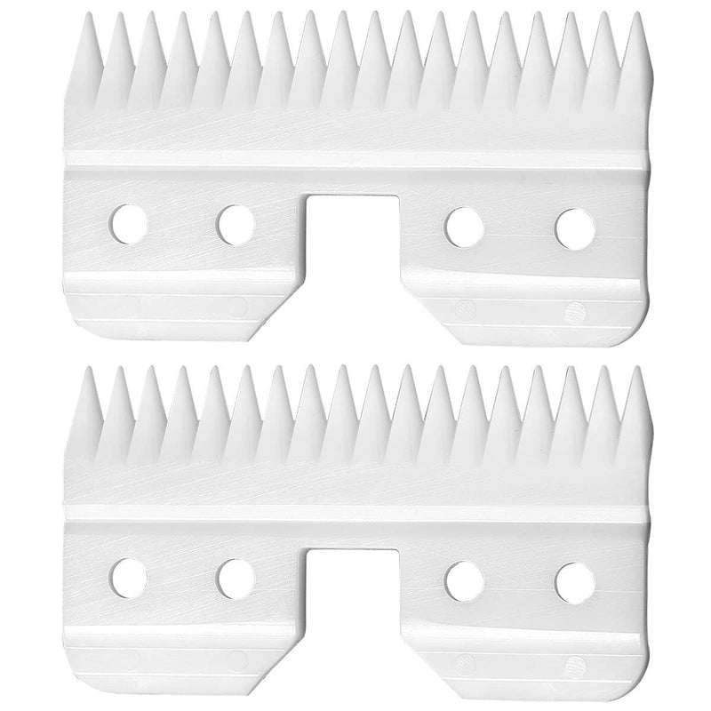 WAHFOX Ceramic Blades for Oster Fast Feed Clipper - A5 Replacement (2 pieces) 2 PCS - PawsPlanet Australia