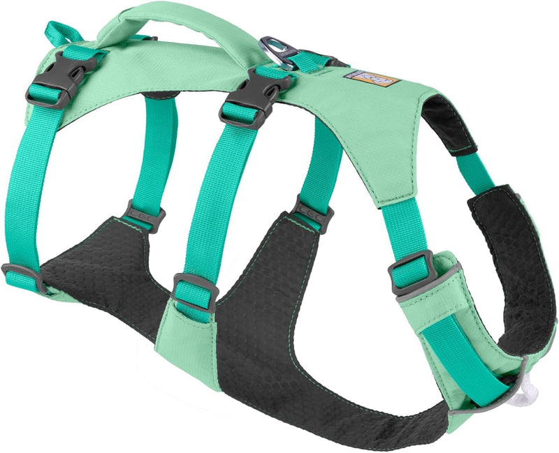 Ruffwear, Flagline Dog Harness, Lightweight and Reflective, No Pull Dog Lift Harness for Hiking, Running and Everyday Use, Sage Green, X-Small - PawsPlanet Australia