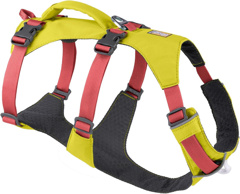 Ruffwear, Flagline Dog Harness, Lightweight and Reflective, No Pull Dog Lift Harness for Hiking, Running and Everyday Use, Lichen Green, XX-Small - PawsPlanet Australia