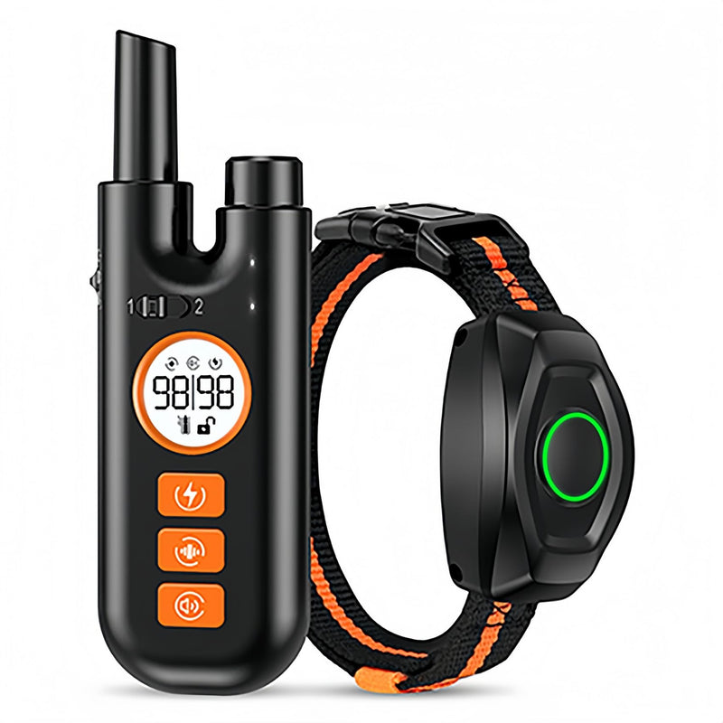 Dog Shock Collar for Dogs, Dog Training Collar with Remote Control Range 1300Ft, 3 Training Modes, Beep, Vibration, Shock, IPX7 Waterproof Rechargeable Electric Shock Collar - PawsPlanet Australia