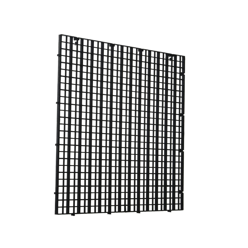 Aquarium Fish Tank Bottom Isolation 4 Pcs, Plastic Egg Crate Grid Divider Tray Egg (L 4pcs Black) L 4pcs Black - PawsPlanet Australia