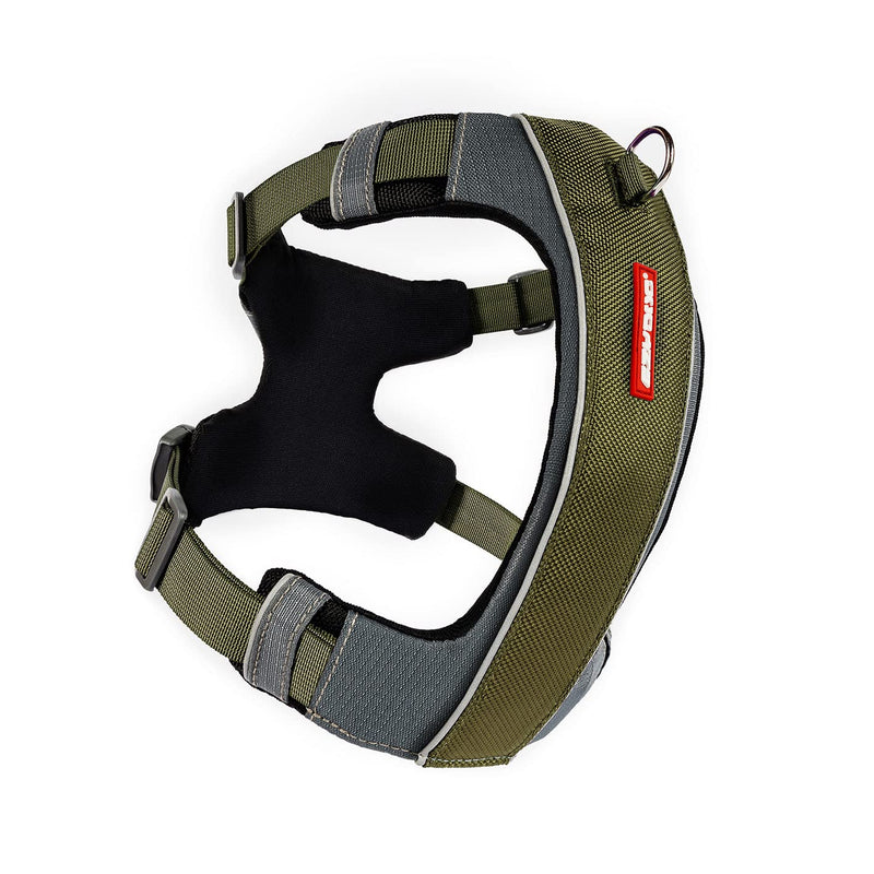 EzyDog X-Link Dog Harness – Reflective and Padded No Pull Dog Harness for Training and Everyday Walks with 2 Leash Attachment Points (X-Large, Olive) X-Large - PawsPlanet Australia