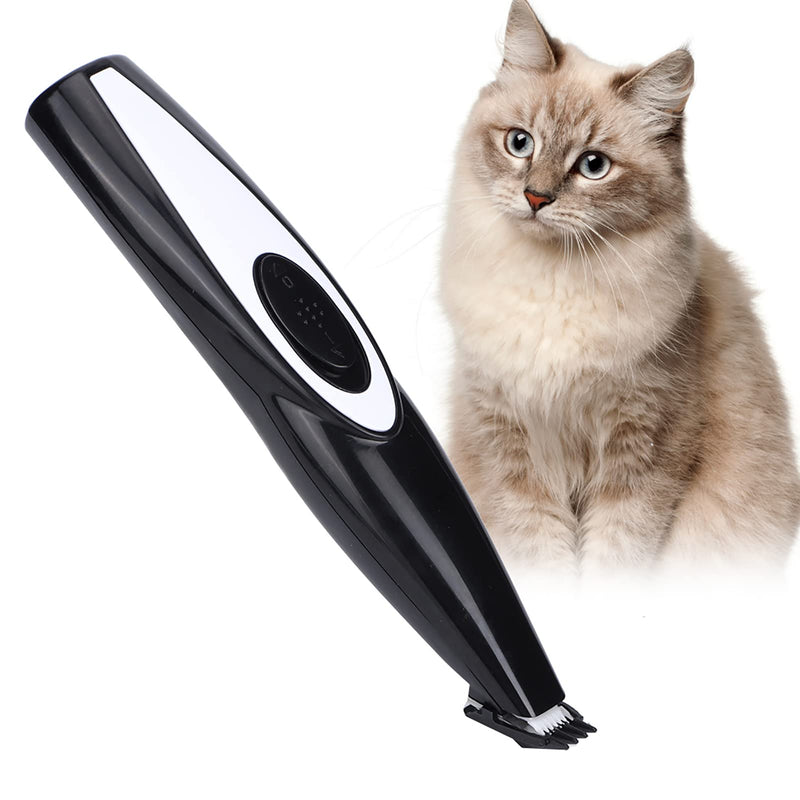 Electric Pet Pedicure Tool, Dog Paw Trimmer Low Noise Cordless Electric Mini Shaver Clippers, Rechargeable Cat Trimmer for Trimming Dog's Hair Around Paws, Eyes, Ears, Face, Rump