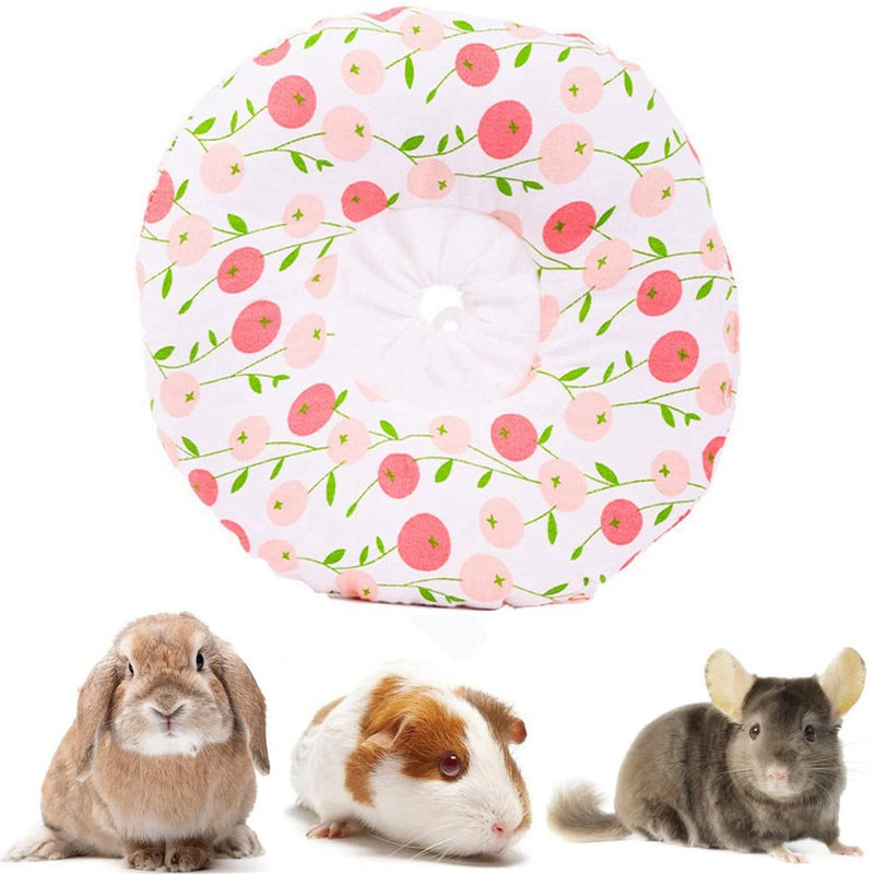 Adjustable Rabbit Protection Cone Collar,Soft Pet Recovery Collar for Rabbits/Chinchilla/Guinea Pigs/Kittens After Surgery Wound Healing,Elizabeth Neck E-Collar for Small Animals (XS, Pink Cherry) XS - PawsPlanet Australia