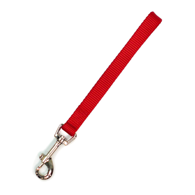 Blue-9 Dog Training Leash, 9 Inch Tab Lead for Obedience, Recall, and Agility Training, Made in The USA Red - PawsPlanet Australia