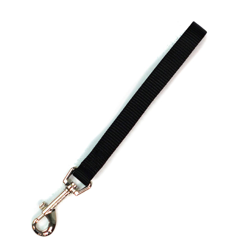 Blue-9 Dog Training Leash, 9 Inch Tab Lead for Obedience, Recall, and Agility Training, Made in The USA, Black - PawsPlanet Australia