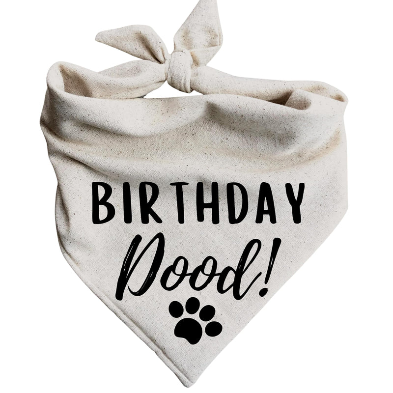 Birthday Dood Dog Bandanna pet Bandana Celebration Party paw-ty (Medium) Medium - PawsPlanet Australia