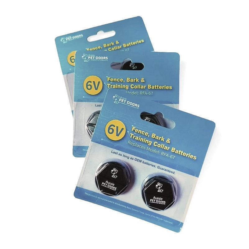 10Pack RFA-67 6V Replacement Dog Collar Batteries for PIF-300 PIF-275-19 PUL-275 PIF00-15002 PBC-102 ZIG00-16969, Compatible with PetSafe RFA-67 Battery - PawsPlanet Australia