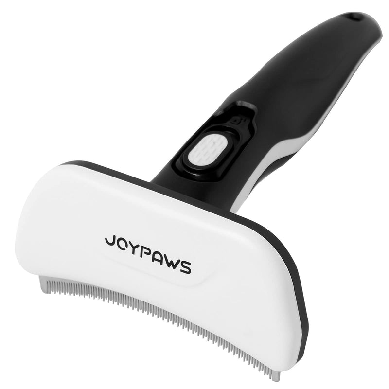 Upgraded Pet Self Cleaning Curved Deshedding Tool, Effectively Reduces Shedding by Up to 95%, Professional Grooming Brush for Small or Medium Dogs and Cats Black M - PawsPlanet Australia