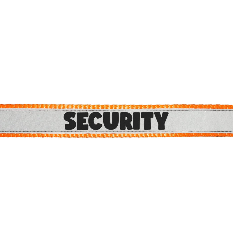 Ruse Pet Security Printed Reflective Nylon Neck Belt Adjustable Dog Collar for Puppy, Small, Big Dogs.-ONC2100015DA_L Large Orange - PawsPlanet Australia
