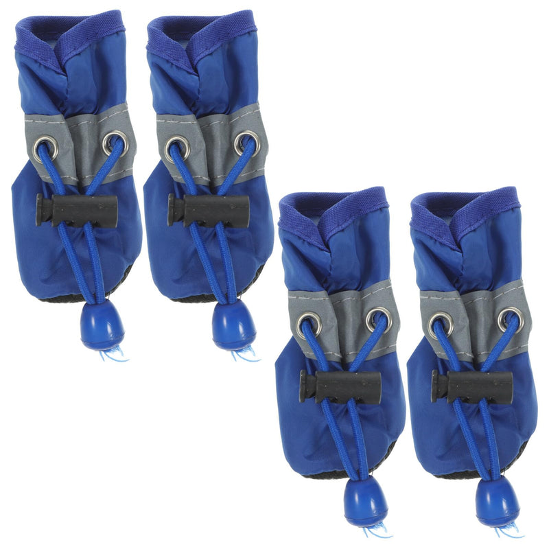 iplusmile Waterproof Dog Boots 4-Pack Small Size with Anti-Slip Soles Lightweight Pet Booties for Outdoor Hiking Walking Protect Paws from Rough Terrain All Seasons - PawsPlanet Australia