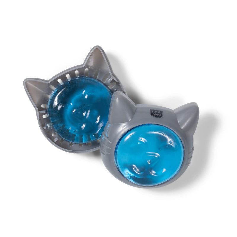 Fresh Step Litter Box Deodorizing Gel Pod | Cat Litter Box Deodorizer | Combats Cat Odors and Neutralizes Smells to Keep Your Home Clean | 1 Adhesive Device + 2 Gel Refills 1 Fl Oz (Pack of 1) - PawsPlanet Australia