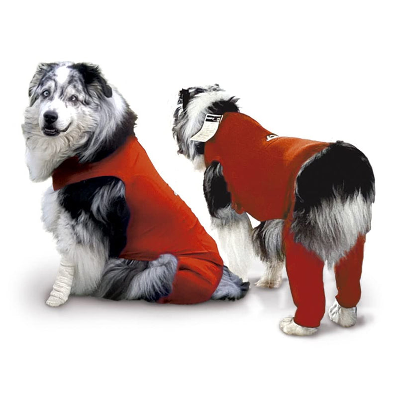 SurgiSnuggly Dog Recovery Suit with Dog Leg Sleeve for Back Legs - L, Easier Than Dog Pants Or Dog Suspenders for Your Dogs After Surgery Care SS Legs Large - PawsPlanet Australia