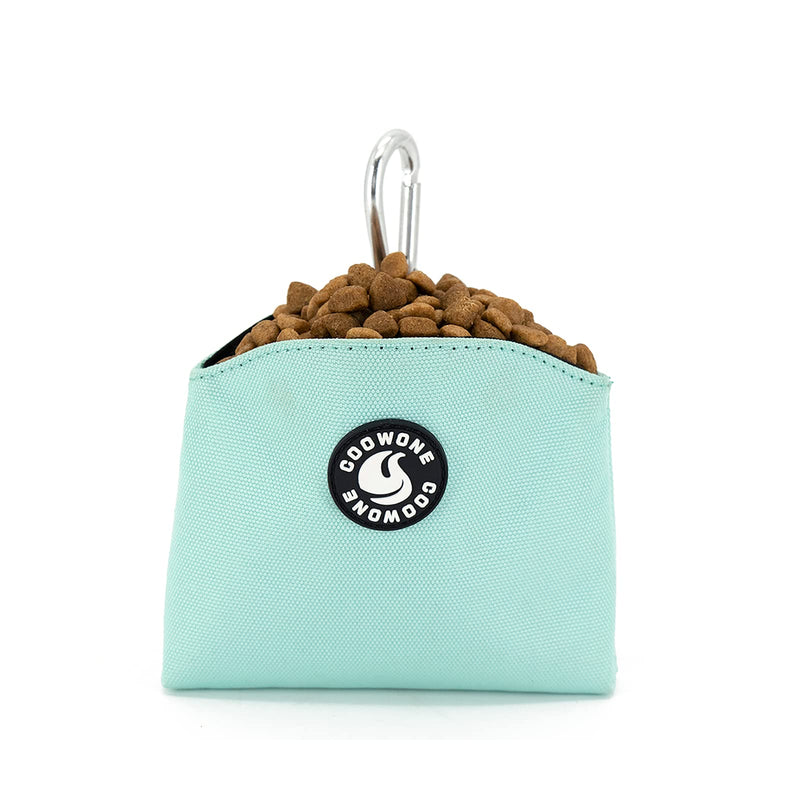 COOWONE Dog Treat Pouch Magnetic Closure Small Dog Training Treat Pouch Pocket Sized Small Dog Treat Pouch with Clip (mint green) mint green - PawsPlanet Australia