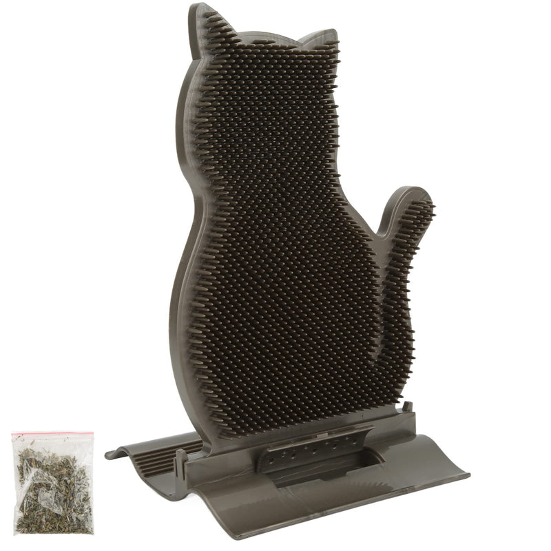 Cat Massage Brush, PE Material Cat Self Groomer Wall Corner Massage Comb Massager Tool for Cats with Long and Short Fur - PawsPlanet Australia