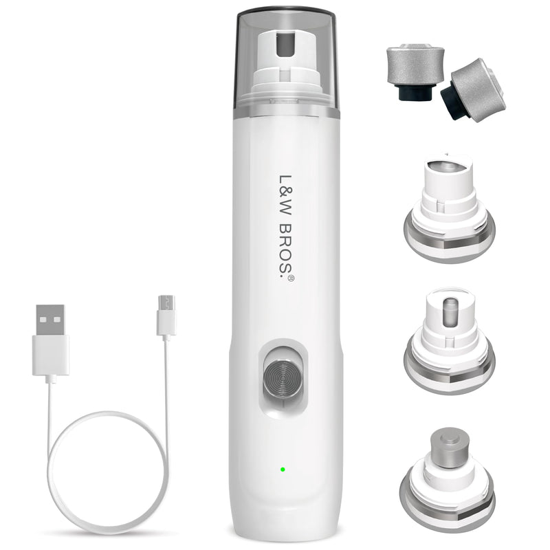 L&W BROS. Electric Dog Nail Trimmer, Rechargeable Dog Nail Grinder for Large Dogs, Pet Nail Grinder for Dogs & Cats - PawsPlanet Australia