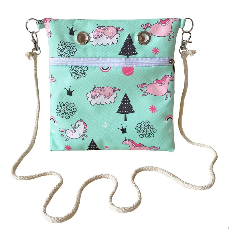 Handmade Faux Rabbit Fur Sugar Glider Bonding Carry Pouch Portable Small Animal Carrier Bag Small Animal Bonding Crossbody Strap for Hamster Rat Gerbil Other Small Pet Sleeping Bag with Vent (Green) Green