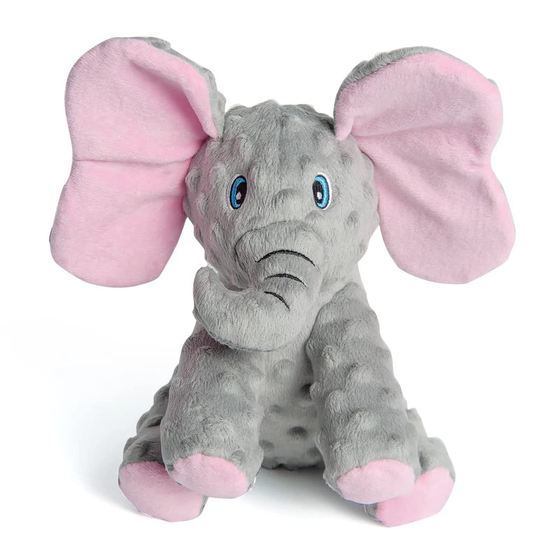 DODODOLA Dog Toys Puppy Toys Cute Squeaky Elephant Dog Toy with Crinkle Paper Stuffed Plush Animal Dog Toys to Keep Them Busy for Small Medium Large Dogs - PawsPlanet Australia