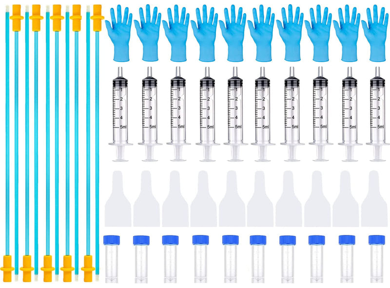 10 Set AI Artificial Insemination Dog Breeding Kit, Canine Breeding Kit, Dog Insemination Breeder Kit, Disposable Canine Artificial Insemination, Canine Breeding Supplies (11.8 inch,Medium Breeds) 11.8 inch,Medium Breeds - PawsPlanet Australia