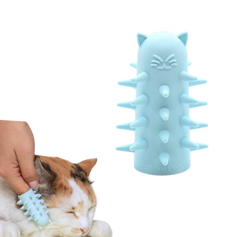 Furr&Purr Cat Brush, Made in the USA, Face Massager, Face Scratcher, Calming Care Comb for Cats, Indoor Cats (1-Pack) 1 Pack - New