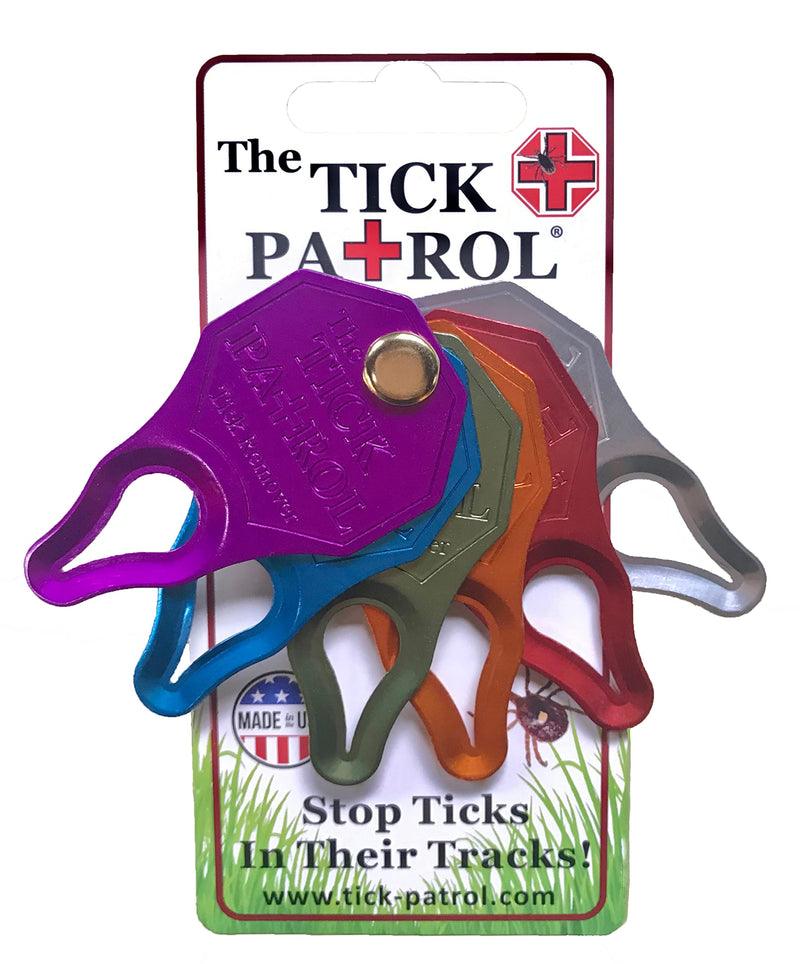 The Tick Patrol Tick Remover 6-Pack - for People & Pets - Stop Ticks in Their Tracks! (6 Colors) - PawsPlanet Australia