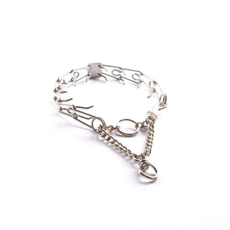 Clasp 1.5mm Stainless Steel Ultralite Dog Training Collar for Teacup Dogs | 7” Micro Prong Collar for Dogs Under 6lbs | No-Pull Collar | Dog/Puppy Training & Behavior Aid