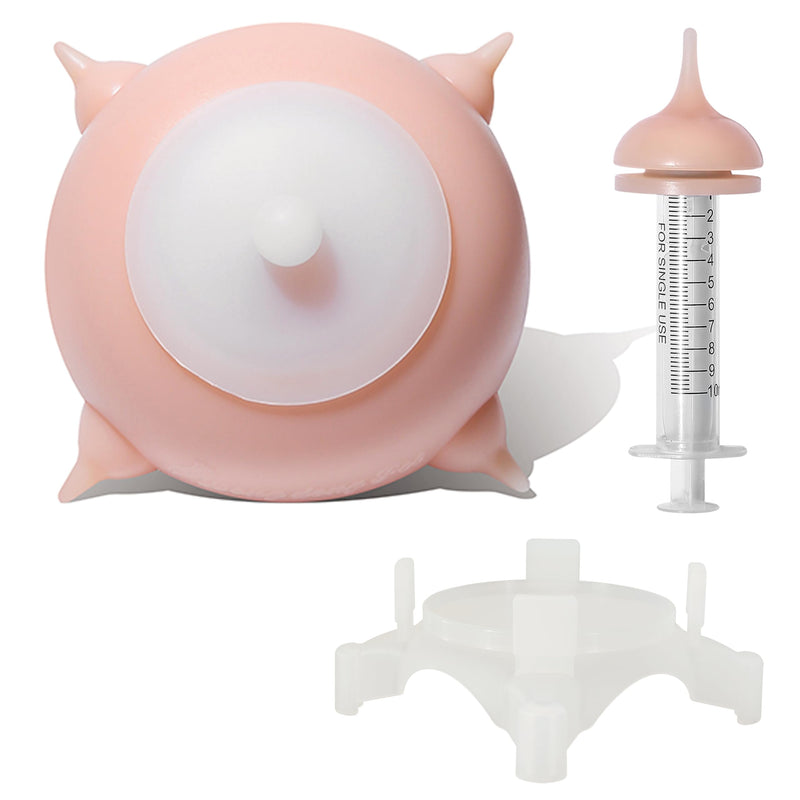 Doggiema Puppy Feeder Puppy Milk Feeder Puppy Nursing Station Puppy feeders for Multiple Puppies Puppy Milk replacer Doggie Bubble Dongdong pet S size bowl (Kitten/Toy Puppy) S size bowl (Kitten/Toy Puppy) Pink - PawsPlanet Australia
