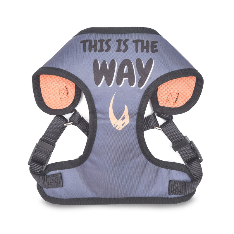 STAR WARS for Pets The Mandalorian: Mandalorian Dog Harness | D Ring Pet Harness for Medium Dogs - PawsPlanet Australia