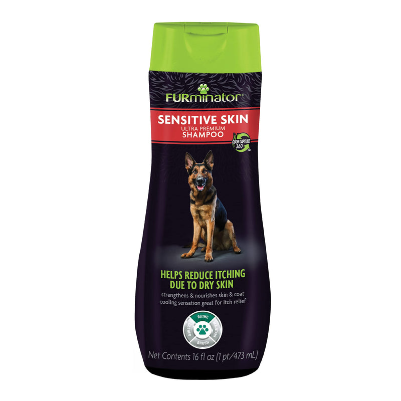FURminator Sensitive Skin Ultra Premium Shampoo for Dogs, 16 Oz. - PawsPlanet Australia