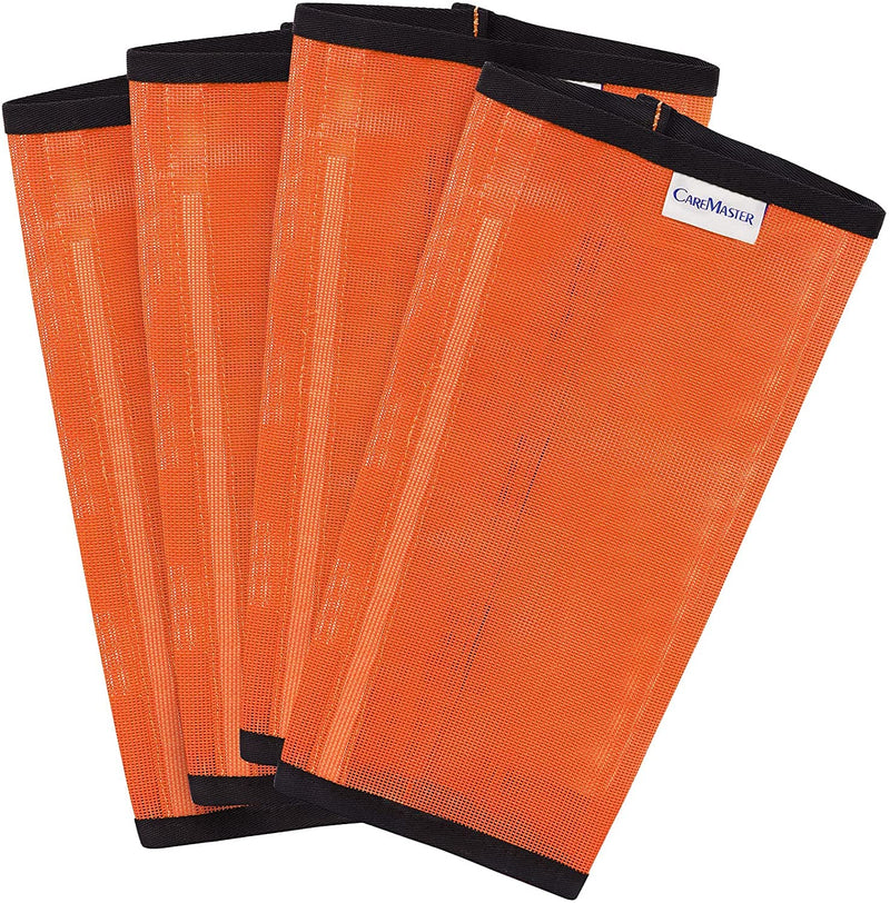 Fine Mesh Fly Boots Loose Fitting & Non-Slip Horse Fly Leggings No More Horsefly Nuisance Greatly Reduce Stomping Breathable with Natural Air Flow (Set of 4) Vibrant Orange Small - PawsPlanet Australia