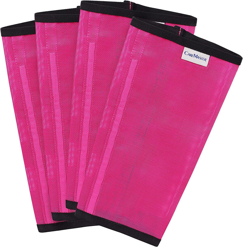 Fine Mesh Fly Boots Loose Fitting & Non-Slip Horse Fly Leggings No More Horsefly Nuisance Greatly Reduce Stomping Breathable with Natural Air Flow (Set of 4) Magenta Mini - PawsPlanet Australia