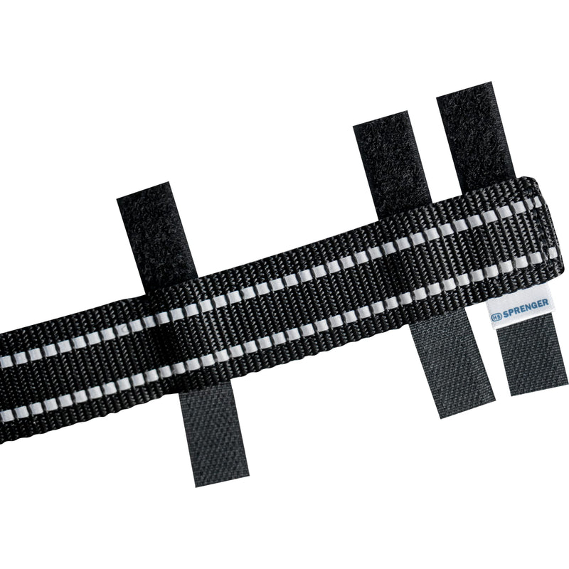 Sprenger Reflective Collar Cover for Prong Training Dog Collars - Lightweight Woven Nylon Suitable for All Weather Excellent Protection Collar from Water and Dirt - Black (2.25mm Prong; 11.5" Length) 2.25mm prong; 11.5" length - PawsPlanet Australia