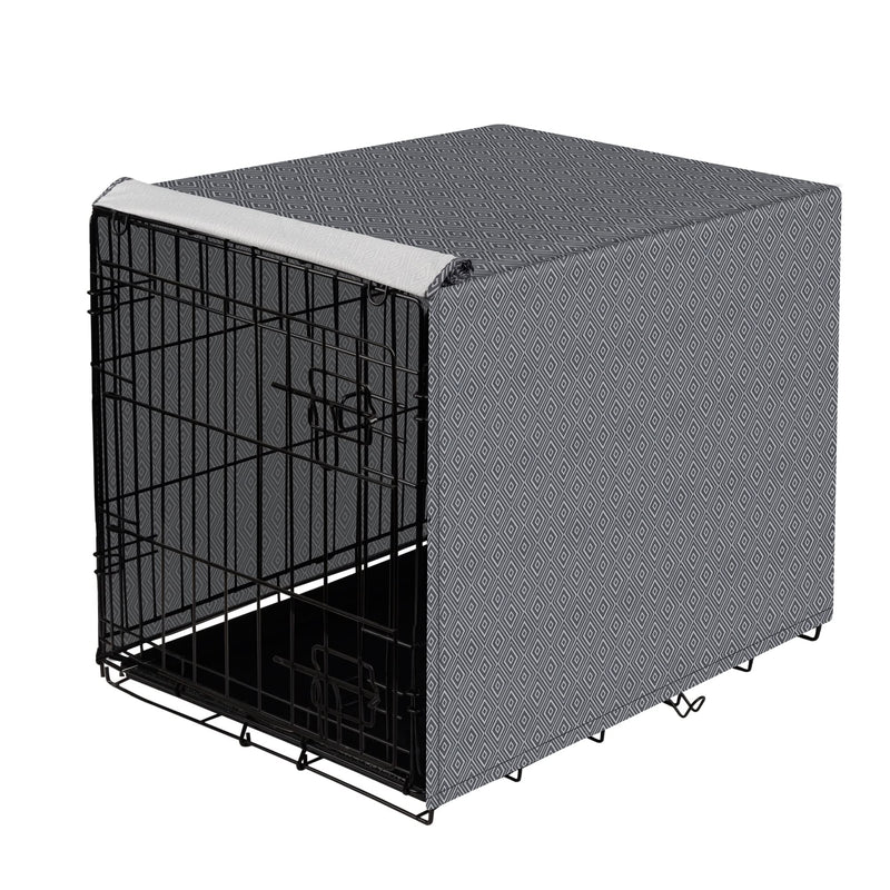 Dog Crate Cover for Wire Cages 30 Inch Indoor Breathable Polyester Pet Kennel Cover Machine Wash & Dry (Cover Only) 30 Inch (30"x18"x21") - PawsPlanet Australia