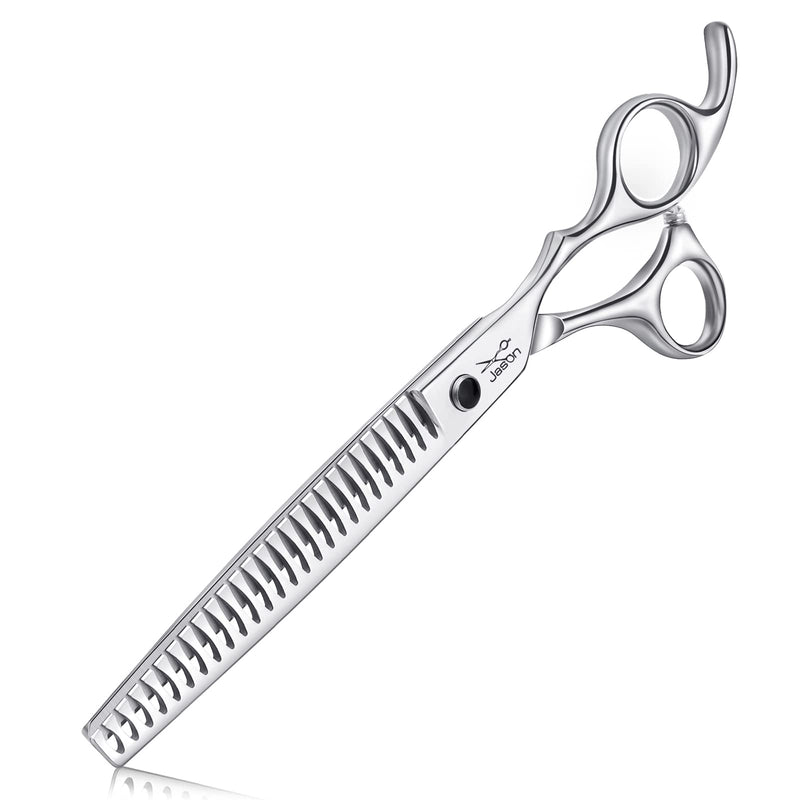 JASON 7.5" Professional Dog Grooming Chunker Scissors Japanese Stainless Steel Dog Chunker Shear for Pet Groomer Right Hand - PawsPlanet Australia