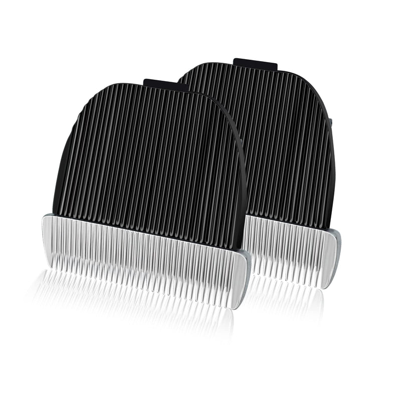 2 Pack Replacement Blade Compatible with oneisall Low Noise Dog Clippers, Made of Ceramic Blade & Stainless Steel Blade 2 Pack(cut Length 0.5mm) - PawsPlanet Australia
