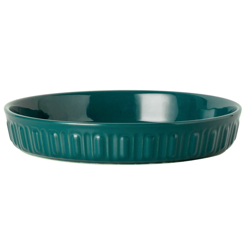 FE Ceramic Pet Dog Bowls - 10.5" Extra Large and Weighted Pet Food and Water Feeder for Small, Medium and Large Breeds, Non-Slip, Dishwasher Safe Turquoise - PawsPlanet Australia