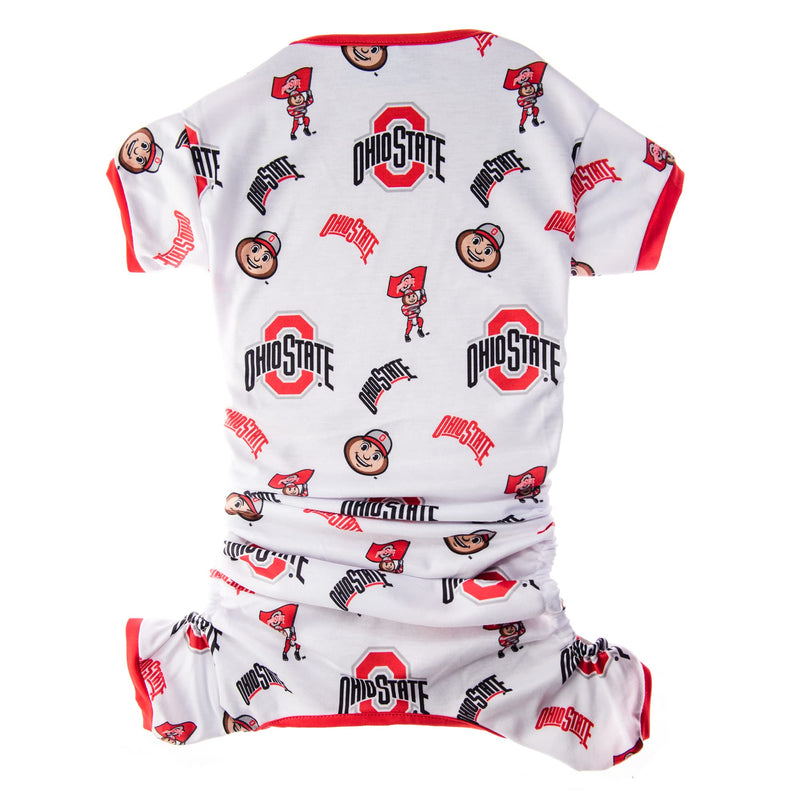 Littlearth NCAA Unisex-Adult NCAA Pet PJs Ohio State Buckeyes Medium - PawsPlanet Australia