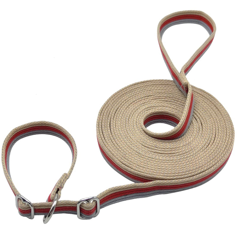 10FT / 15FT / 20FT Anti-Choke Slip Lead Dog Leash, 1” Wide Soft Thick Long Training Leash for Strong Small Medium Large Dogs (red-20ft) 1'' x 20 FT red - PawsPlanet Australia