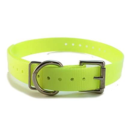 Replacement Strap for SportDOG Collars - 3/4" Wide Ultra-Durable Dog E-Collar Replacement for Training, Bark, Shock, Electric, and GPS Collars - 28" Adjustable Length SportDOG (Neon Yellow- FBA) - PawsPlanet Australia