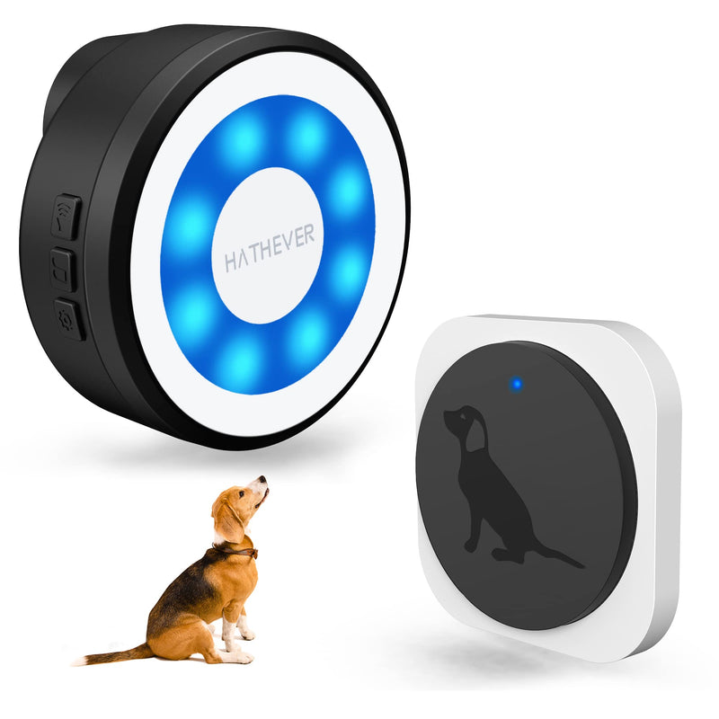 Dog Door Bell for Potty Training, Wireless Doggie Doorbell Operating at 1000 Feet with Chew Resistant IP65 Waterproof Touch Button, 4 Notification Modes 1 Receiver + 1 Button - PawsPlanet Australia