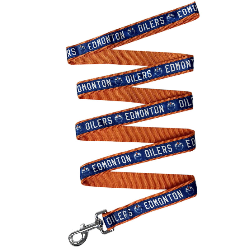 NHL PET Edmonton Oilers Dog Leash, Small Hockey Team Leash for Dogs & Cats - Shiny & Colorful, Licensed by The NHL Team Color - PawsPlanet Australia
