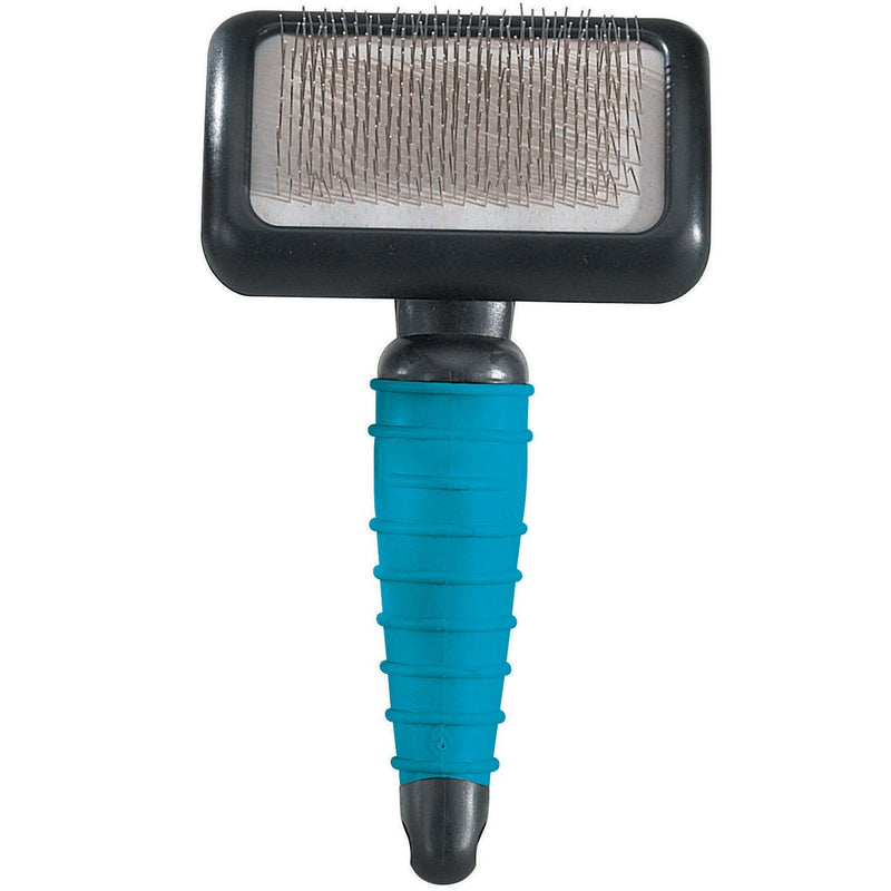 MASTER GROOMING Tools Ergonomic Slicker Brushes — Molded Brushes for Grooming Dogs - Medium, 4" x 2½" Set of 2