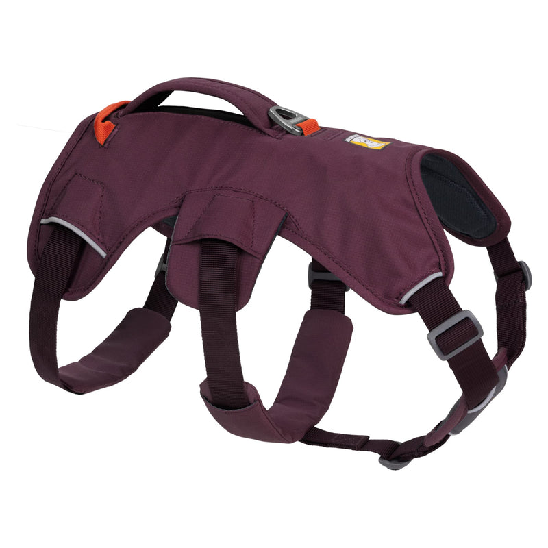 Ruffwear, Web Master, Multi-Use Support Dog Harness, Hiking and Trail Running, Service and Working, Everyday Wear, Purple Rain, Small - PawsPlanet Australia