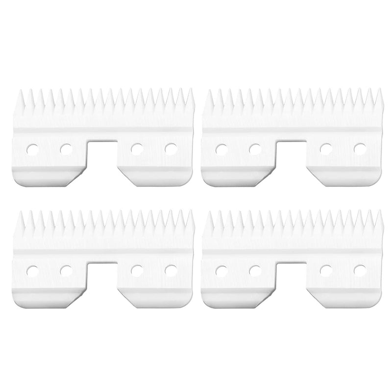 4 Pcs Fast Feed Ceramic Blades Fit Oster Fast Feed Clipper Oster A5 Fast Feed Ceramic Cutters Blade Fast Feed Replacement Blade Fit Wahl KM Series 4 Pcs W - PawsPlanet Australia