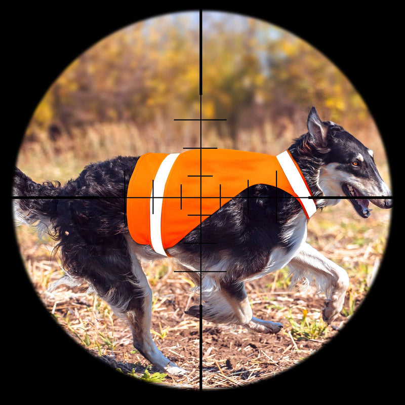 Dog Hunting Vest Blaze Orange Outdoor Safety Dog Vest High Visibility Reflective Dog Vest for Dogs Avoid Mistaken of Hunter, Prefect Accessories for Dog Walking,Hunting,Camping,Out Door Activities. L - PawsPlanet Australia