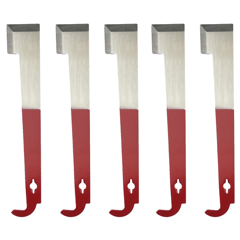 5 Pack Steel J Hook Bee Hive Tool Frame Lifter and Scraper for Beekeepers 5 - PawsPlanet Australia