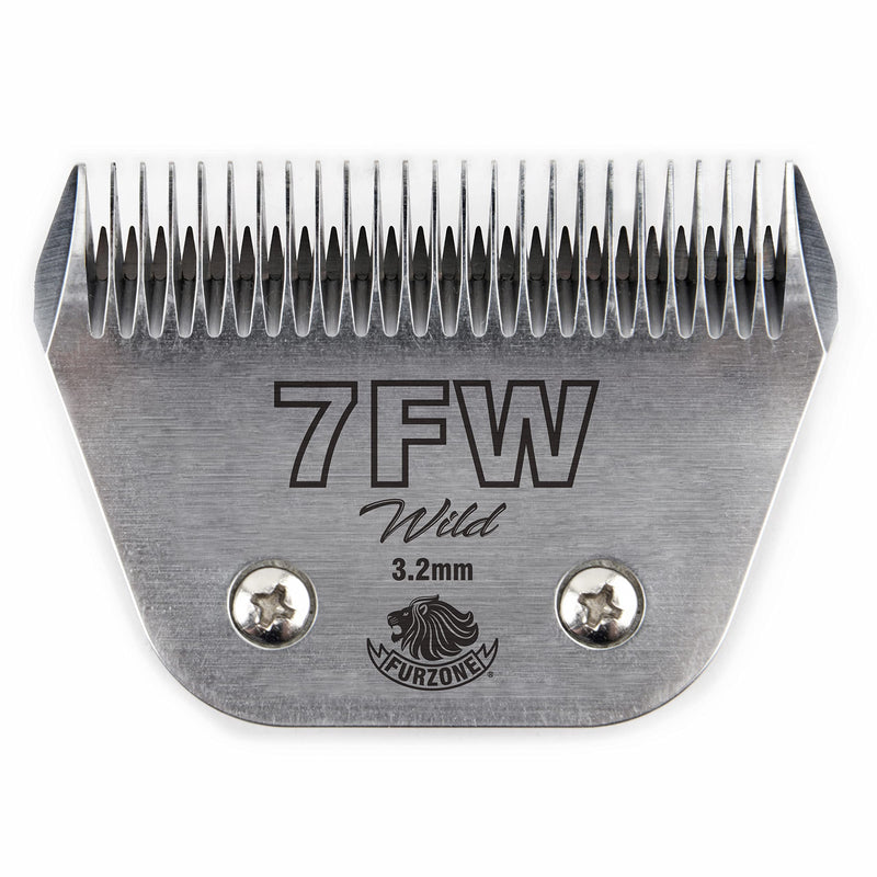 Furzone Detachable Blade - Size 7FW Wide Blade 1/8", Made of Extra Durable Japanese Steel, Compatible with Most Andis, Oster, Wahl A5 Clippers - PawsPlanet Australia