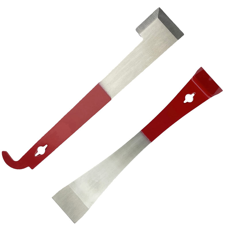 2 Pack Steel Bee Hive Tool Frame Lifter and Scraper for Beekeepers, J Hook and L Hook 2 - PawsPlanet Australia