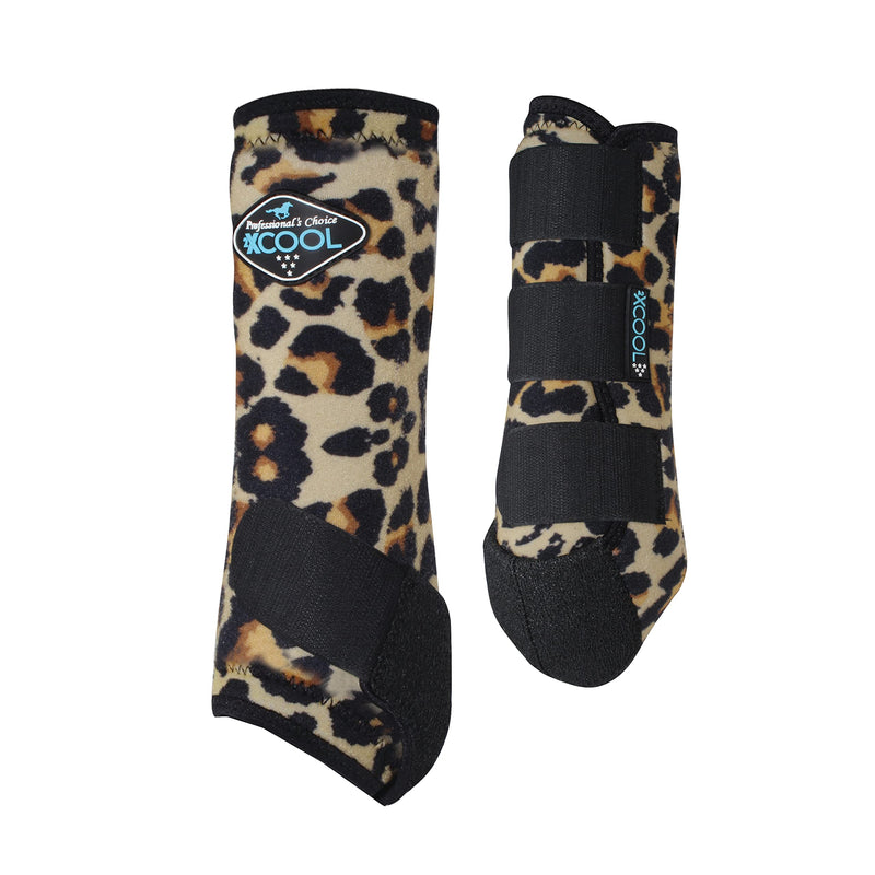 Professional`S Choice Limited Edition 2XCool Splint Boots 2 Pack Cheetah Large - PawsPlanet Australia